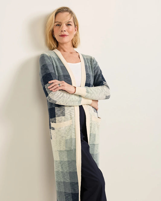 WOMEN'S COTTON DUSTER CARDIGAN