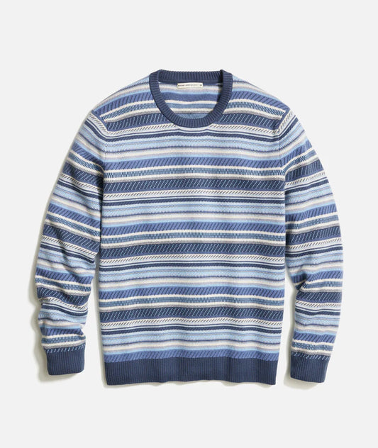 Reed Jacquard Crew Sweater