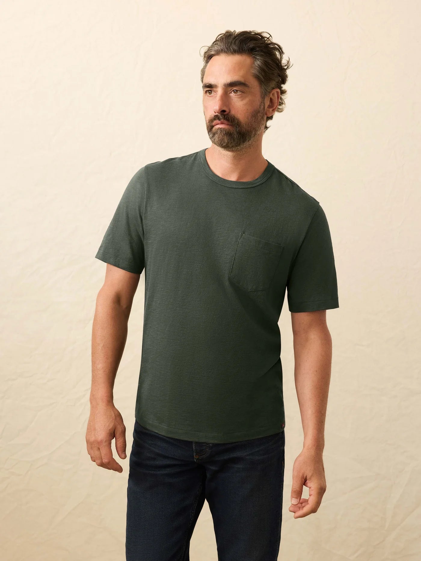Sunwashed Organic Cotton Pocket T-Shirt