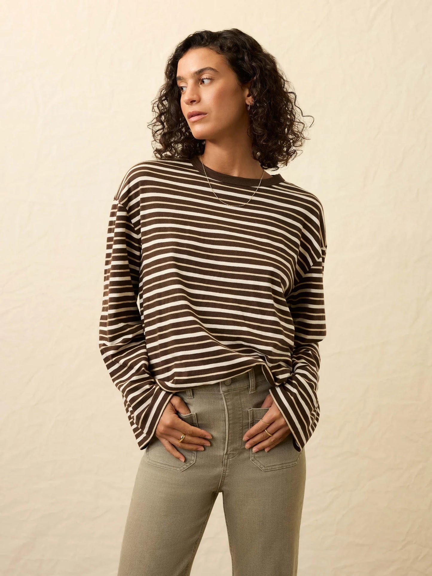 Sunwashed Long Sleeve Retro Tee