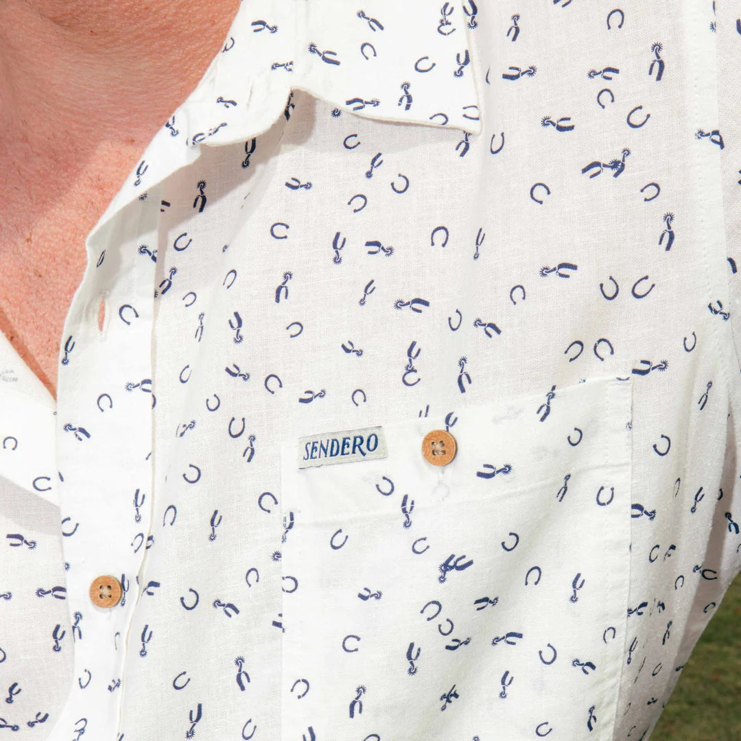 City Slicker Short Sleeve - Best of Luck White