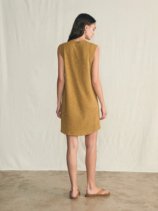 Sunwashed Slub Muscle Dress