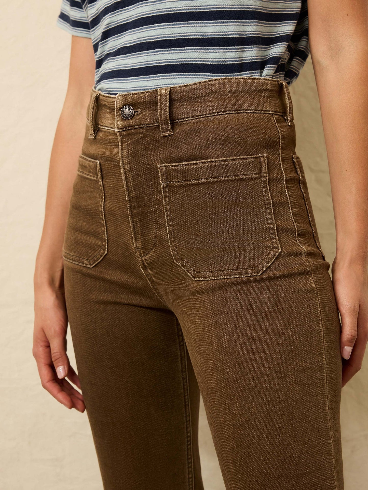 Stretch Terry Patch Pocket Pant
