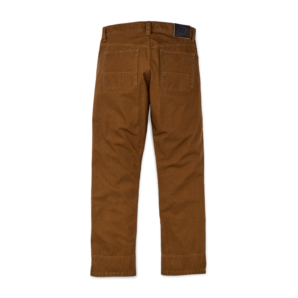 Dry Tin Cloth 5 Pocket Pants in Whiskey