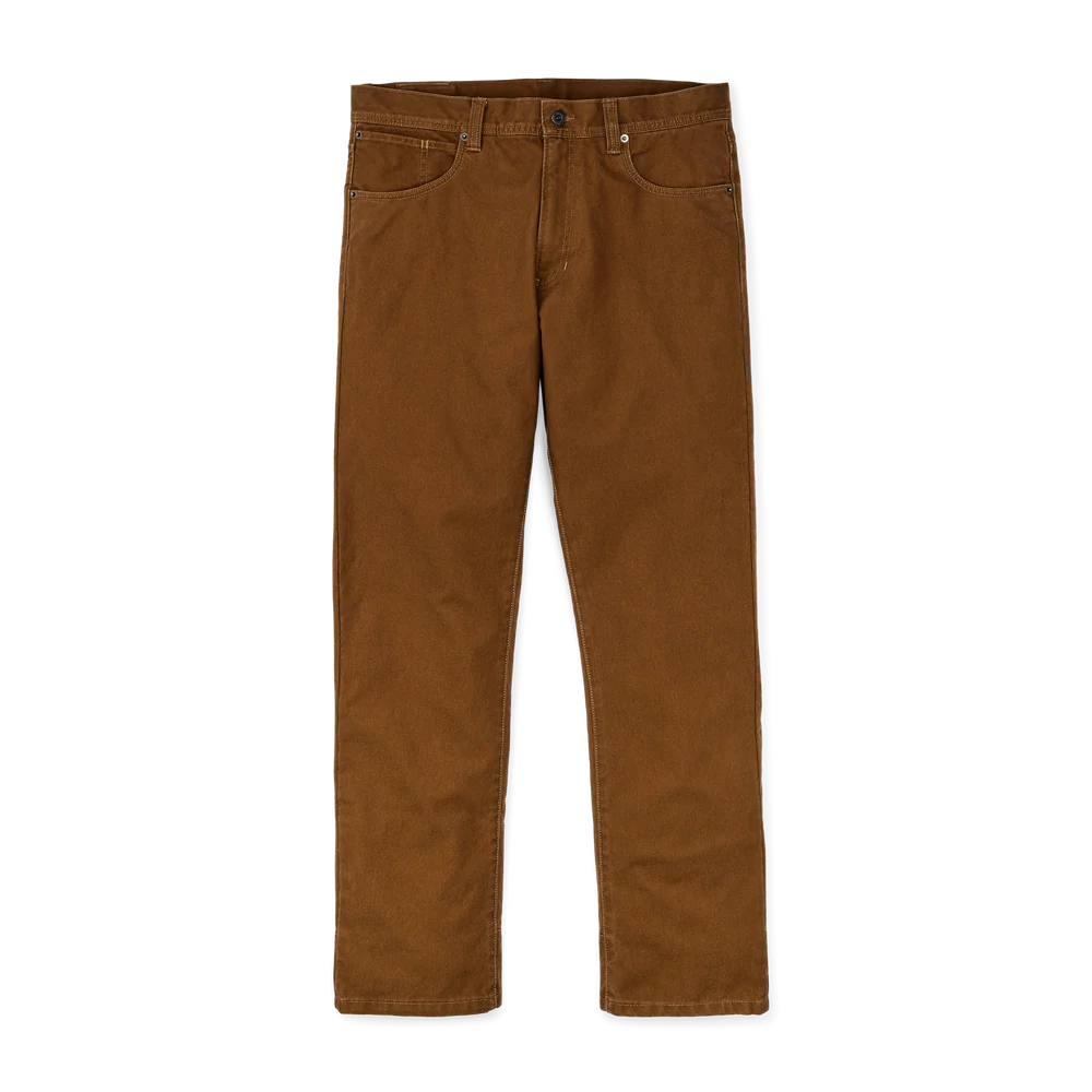 Dry Tin Cloth 5 Pocket Pants in Whiskey