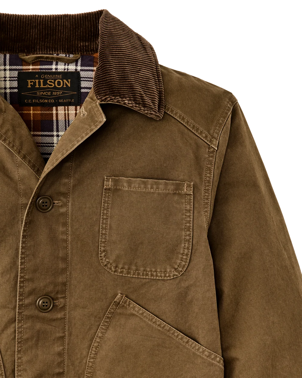 Canvas Outfitter Jacket in Kangaroo