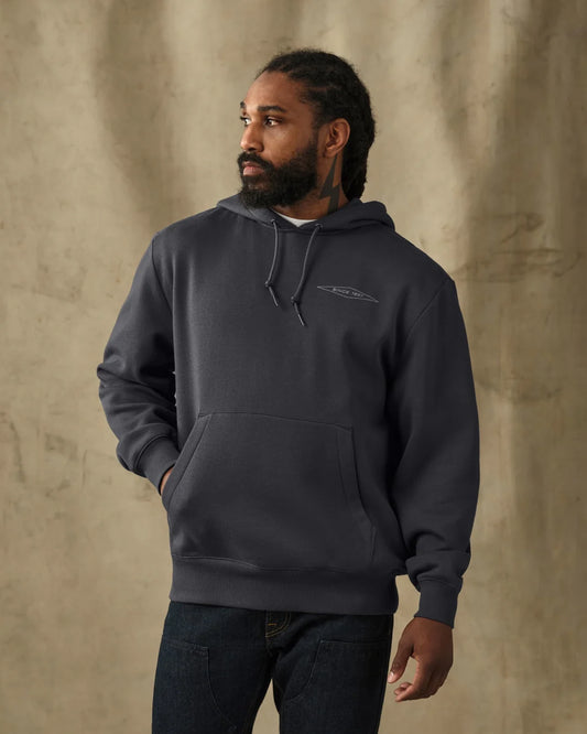 Diamond Graphic Hoodie in Faded Black