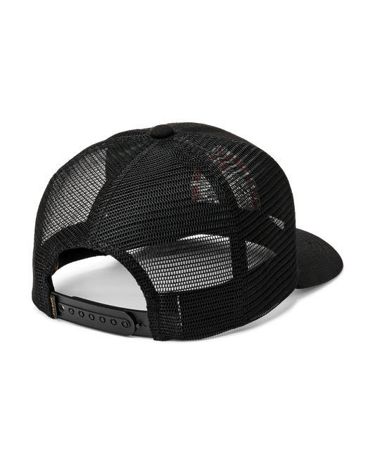 Forestry Graphic Logger Mesh Cap in Faded Black