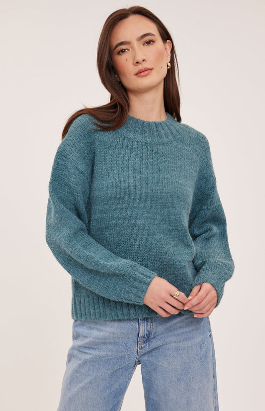 Tova Sweater in Heather Jewel
