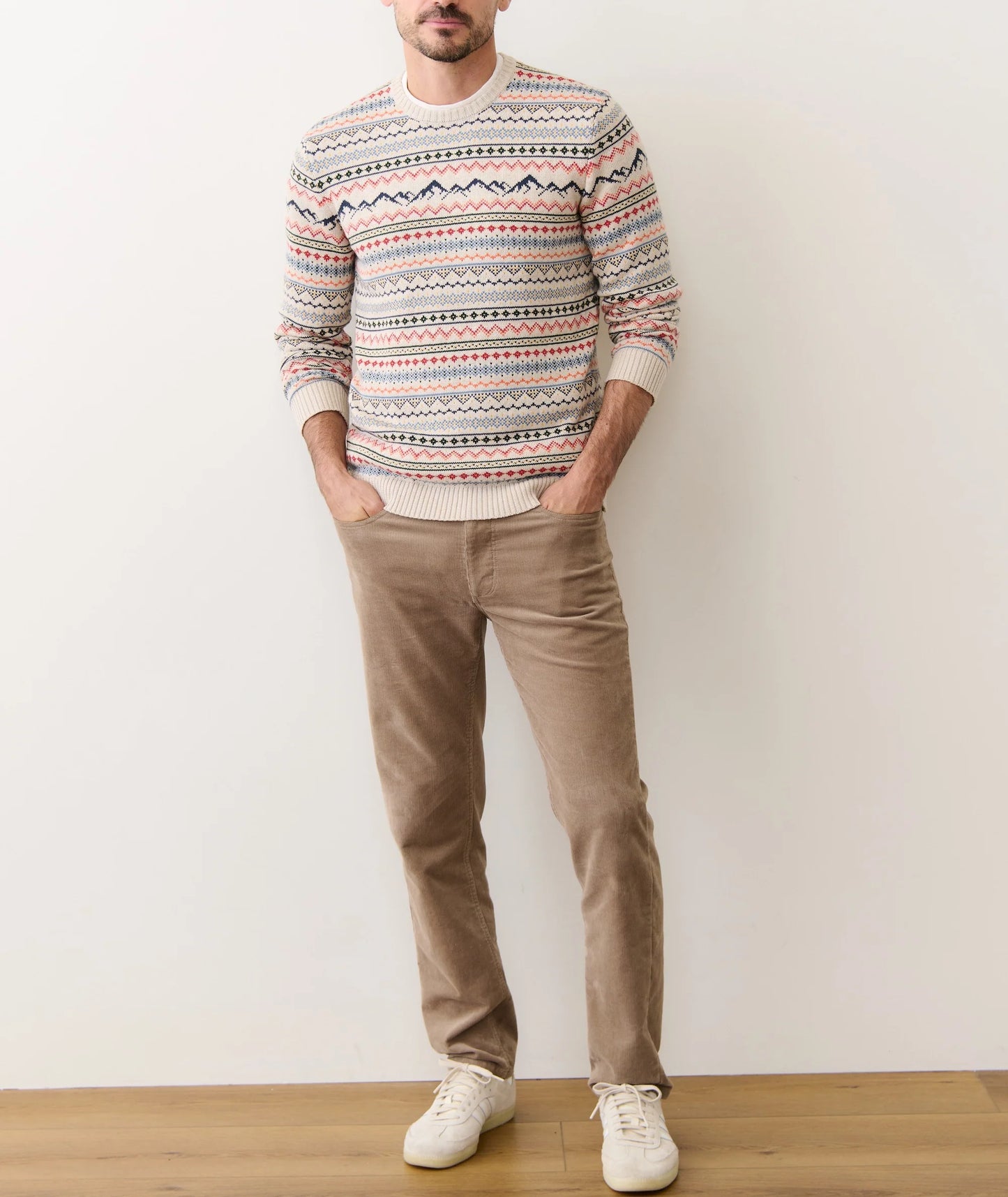 California Fair Isle Crew Sweater