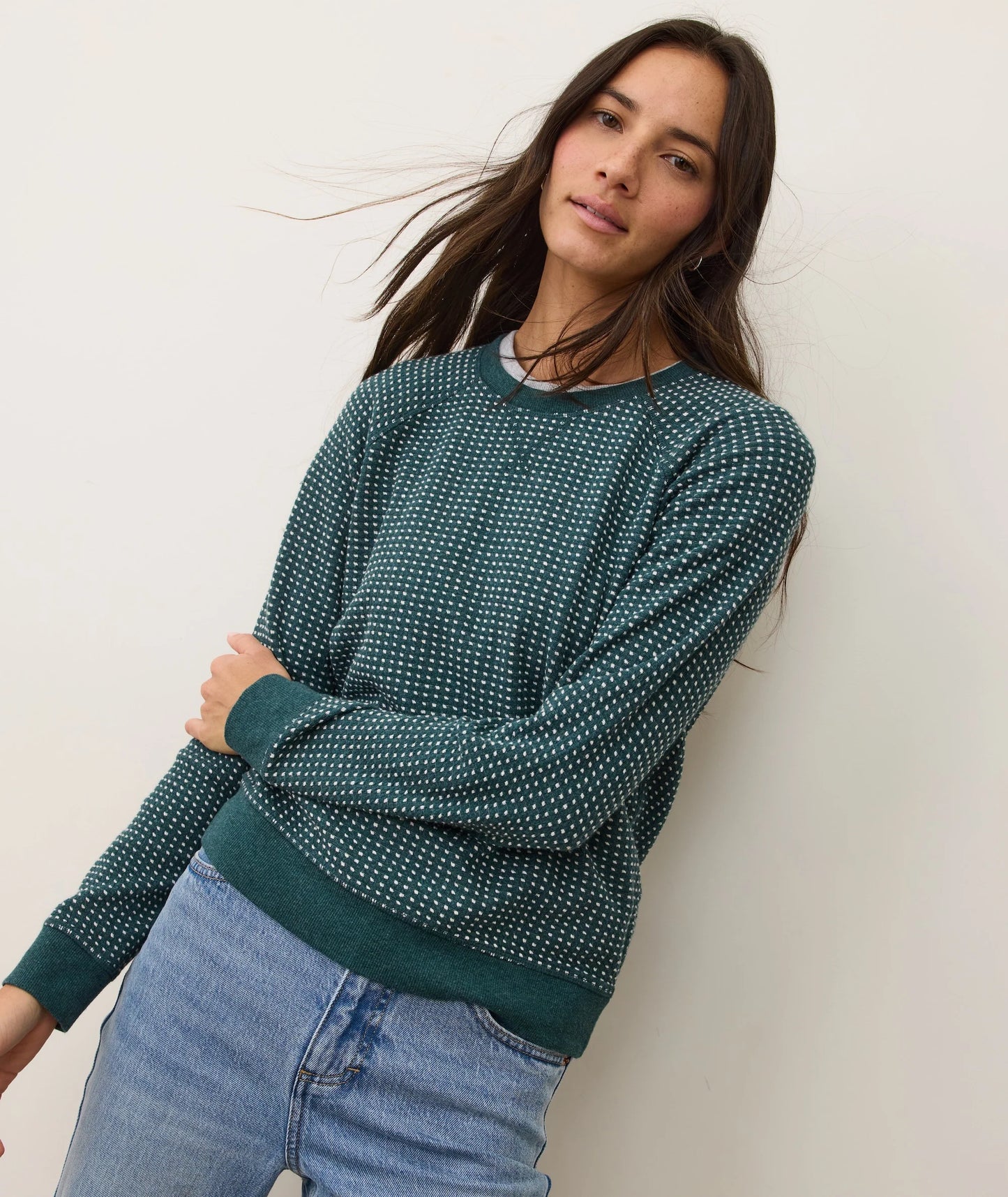 Daisy Textured Raglan