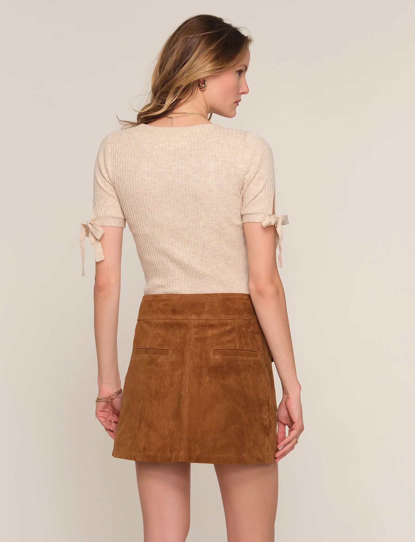 Jina Suede Skirt