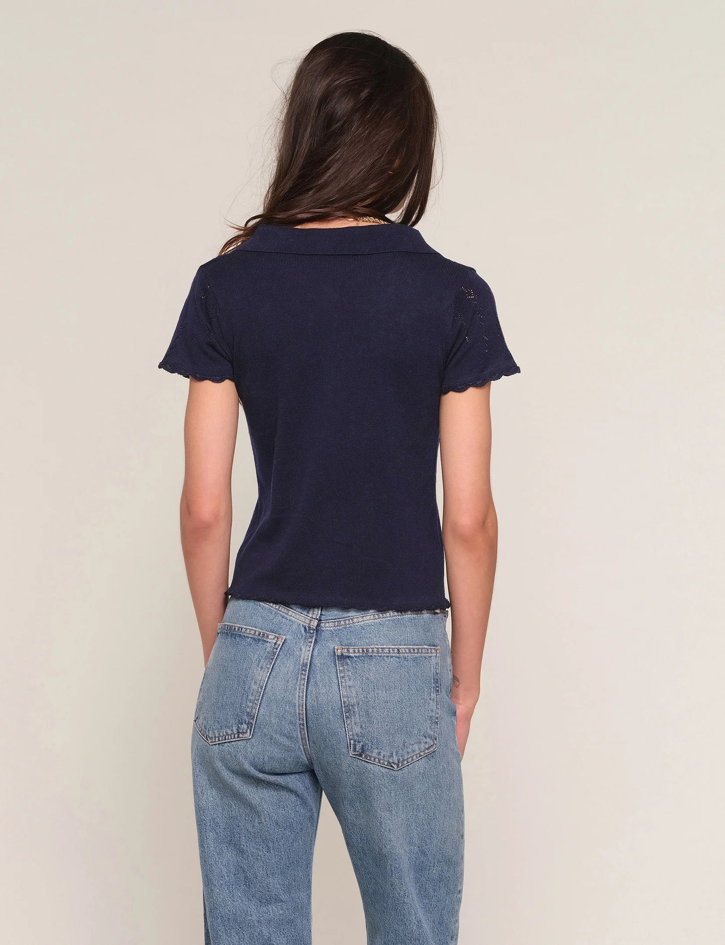 Galette Polo Top