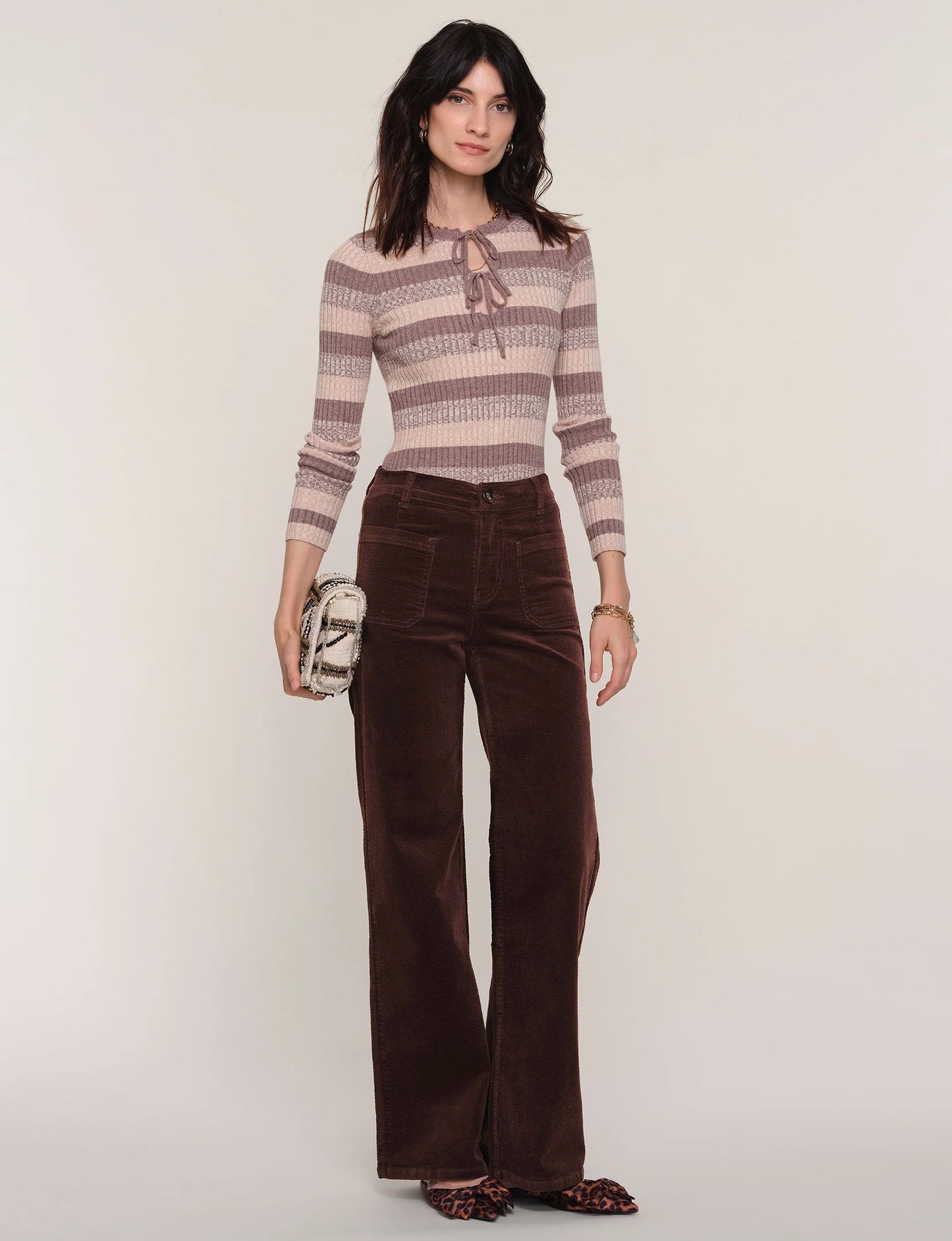 Mila Patch Pocket Corduroy Pant