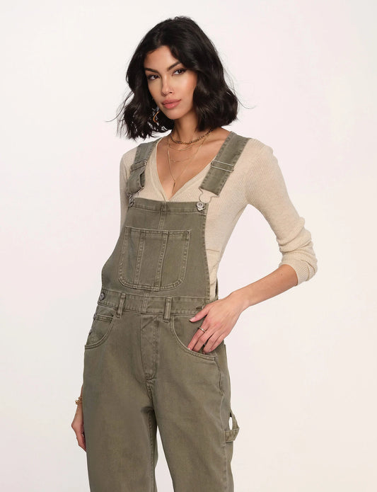 Santal Overalls | Army Green