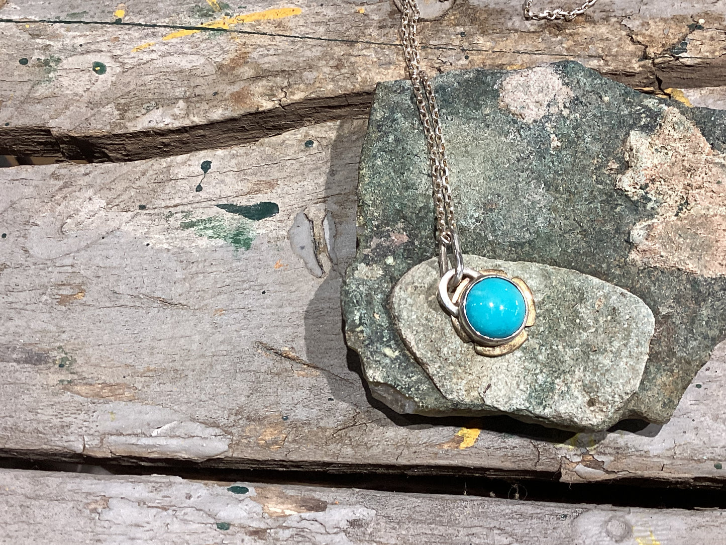 Turquoise Drop Necklace