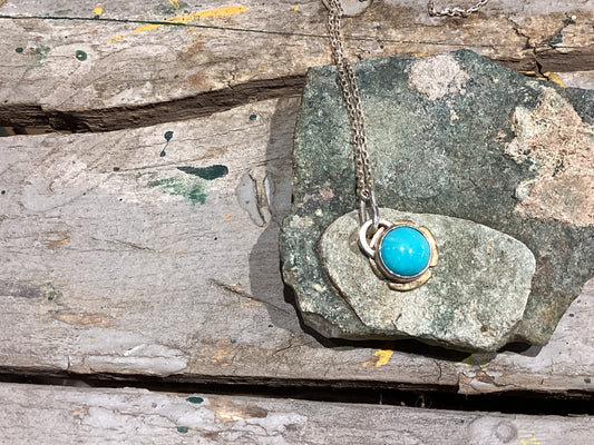 Turquoise Drop Necklace
