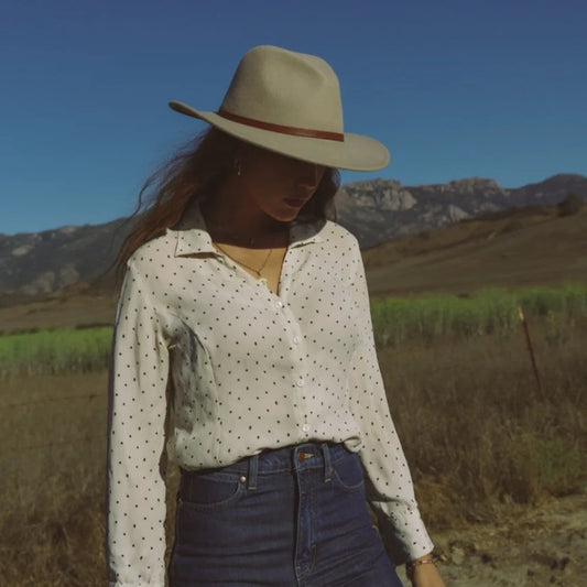 Billie Wool Felt Rancher Hat