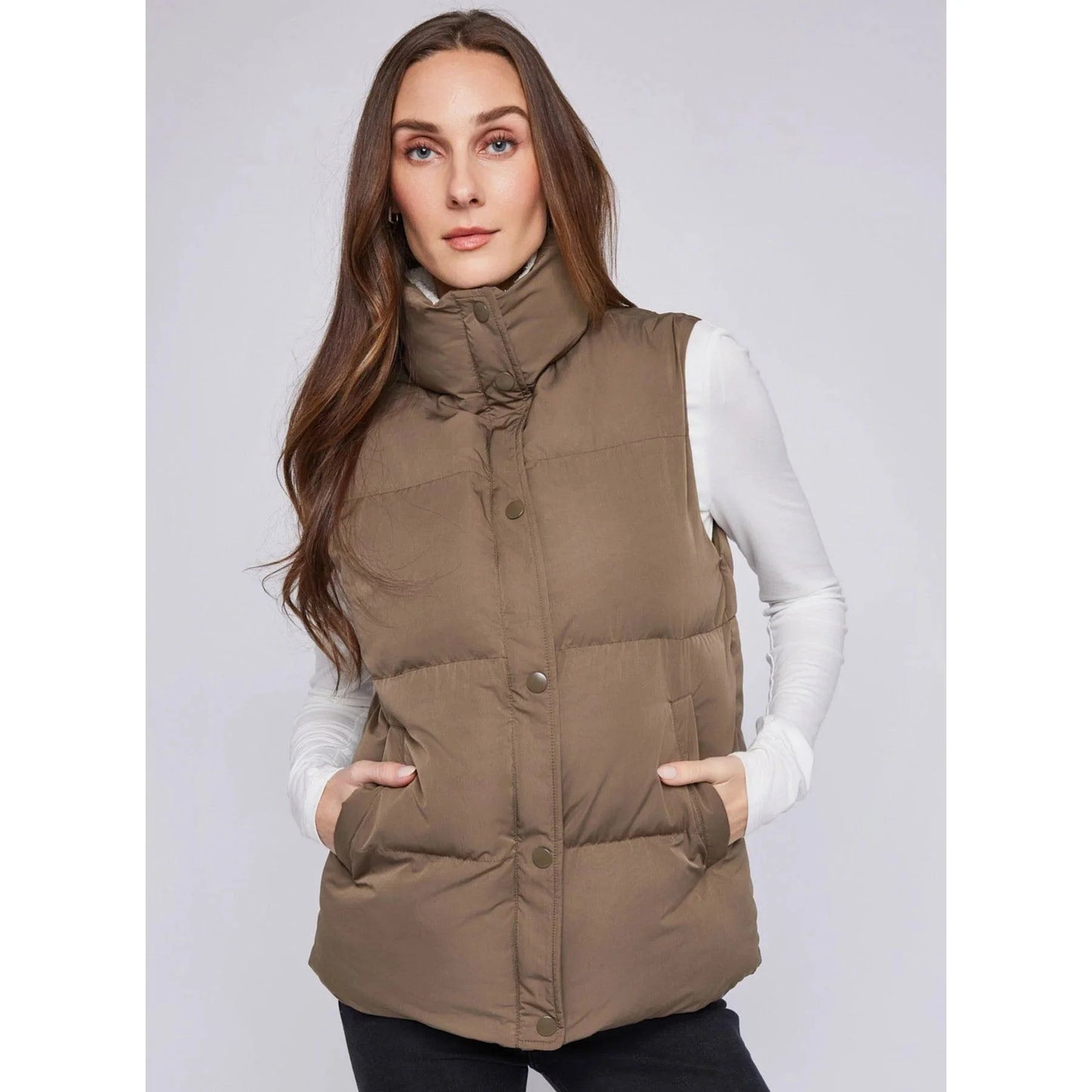 Billie Vest | Olive