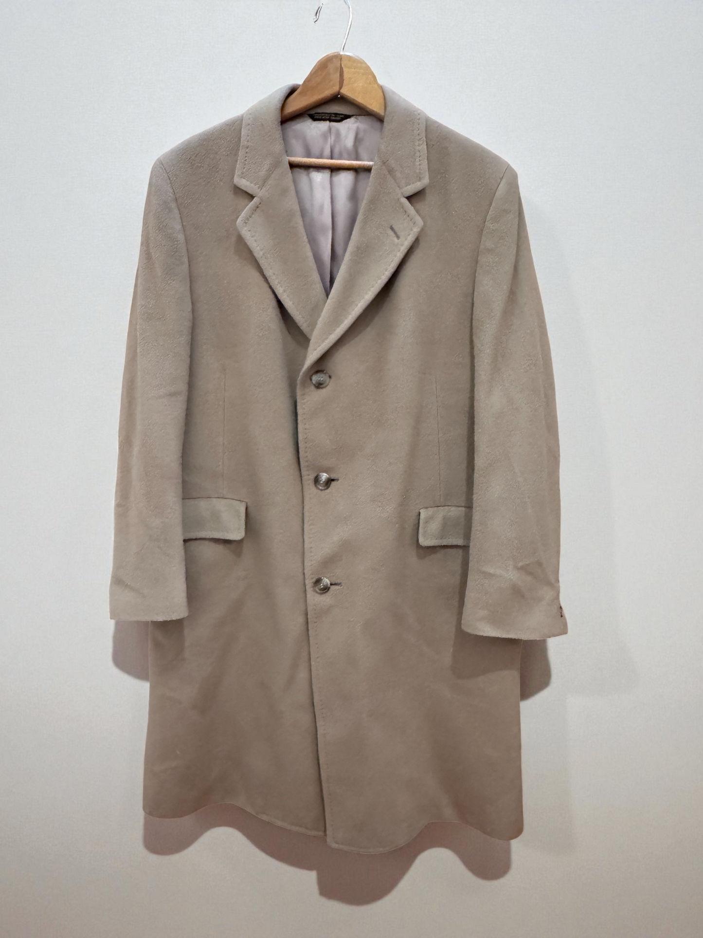 Vtg Malcom Kenneth Mongolian Cashmere Coat