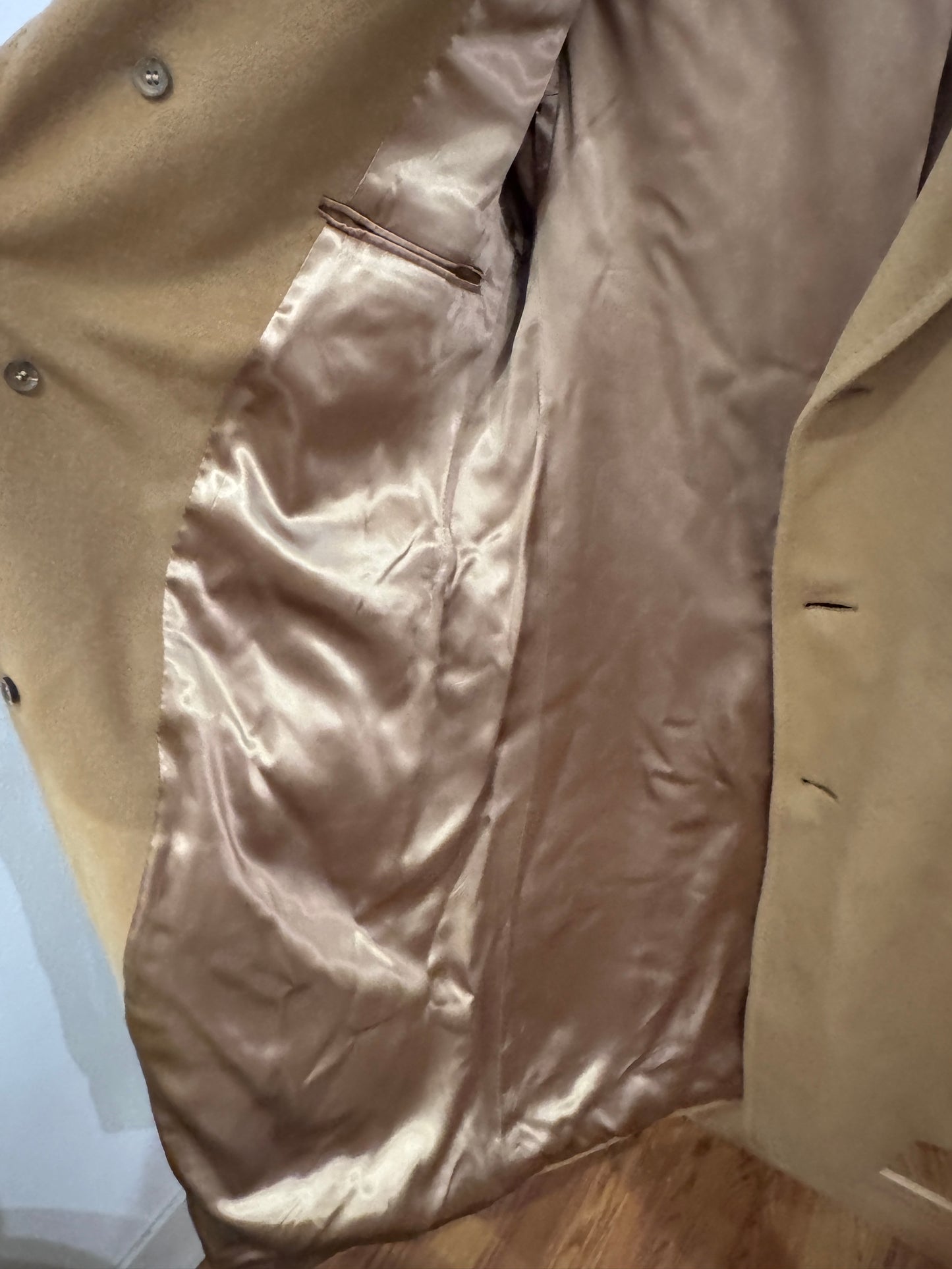 Vtg Malcom Kenneth Mongolian Cashmere Coat