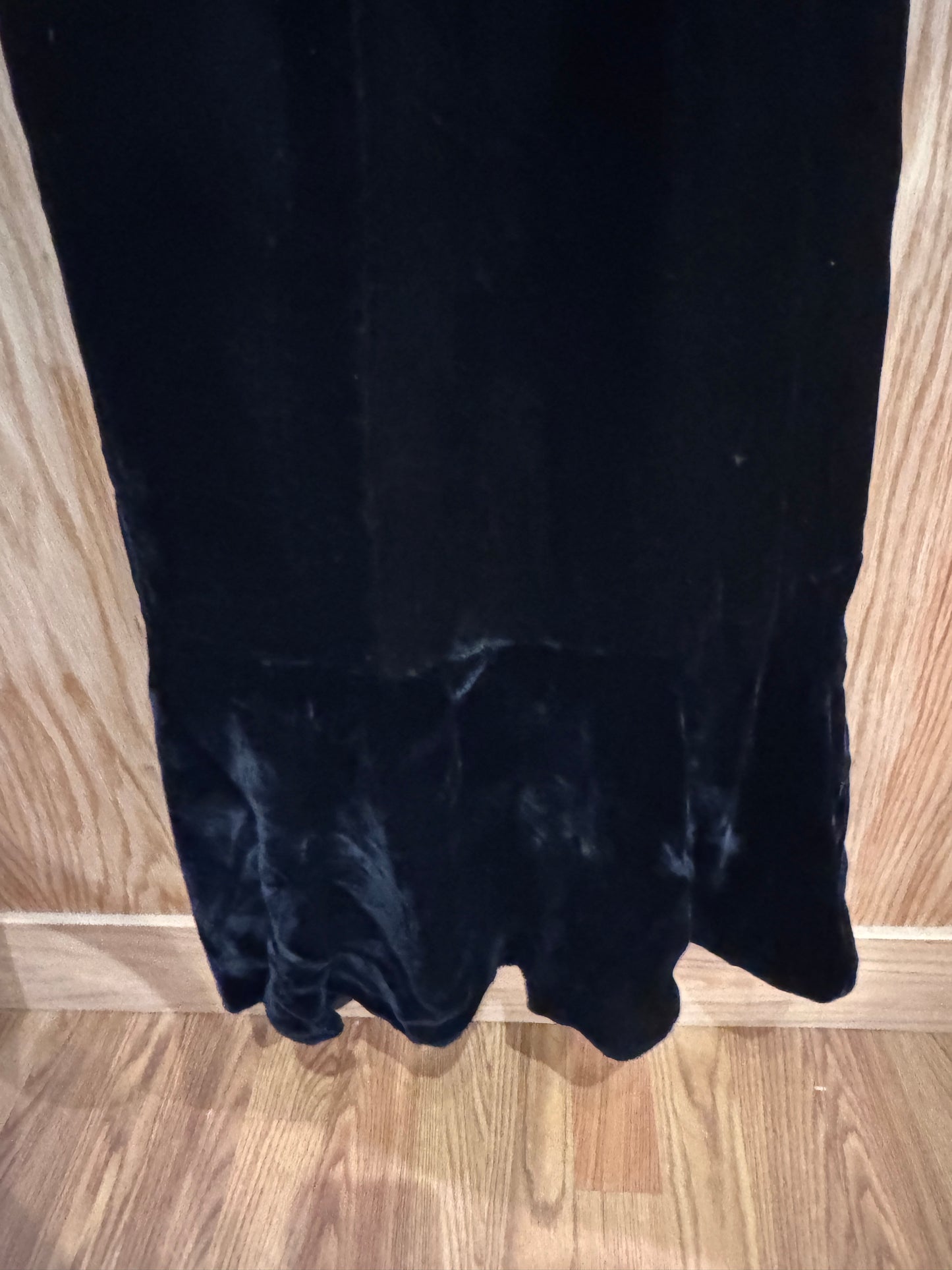 Fur and velvet Robe Dressing Gown Coat