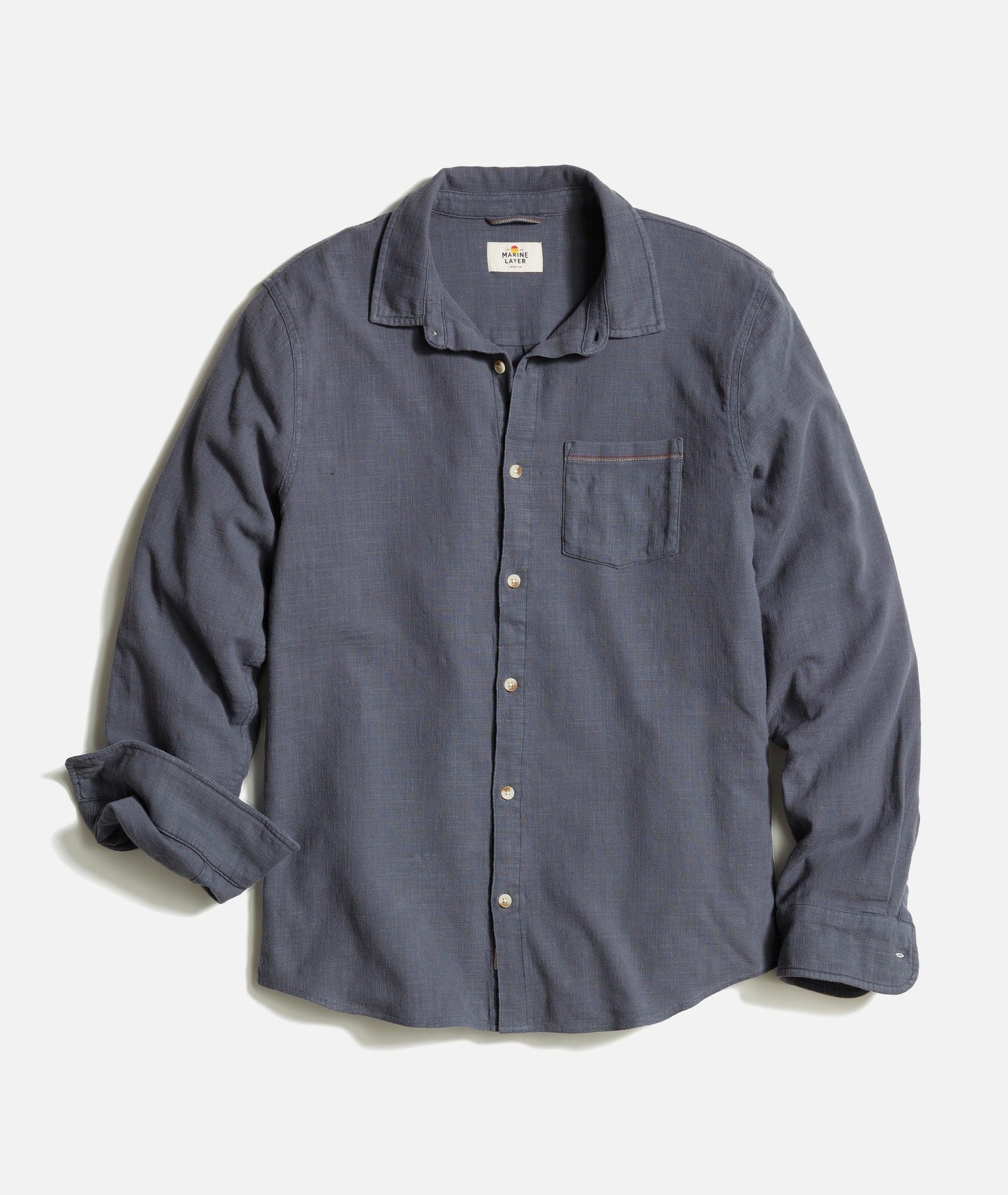 Stretch Selvedge Long Sleeve Shirt