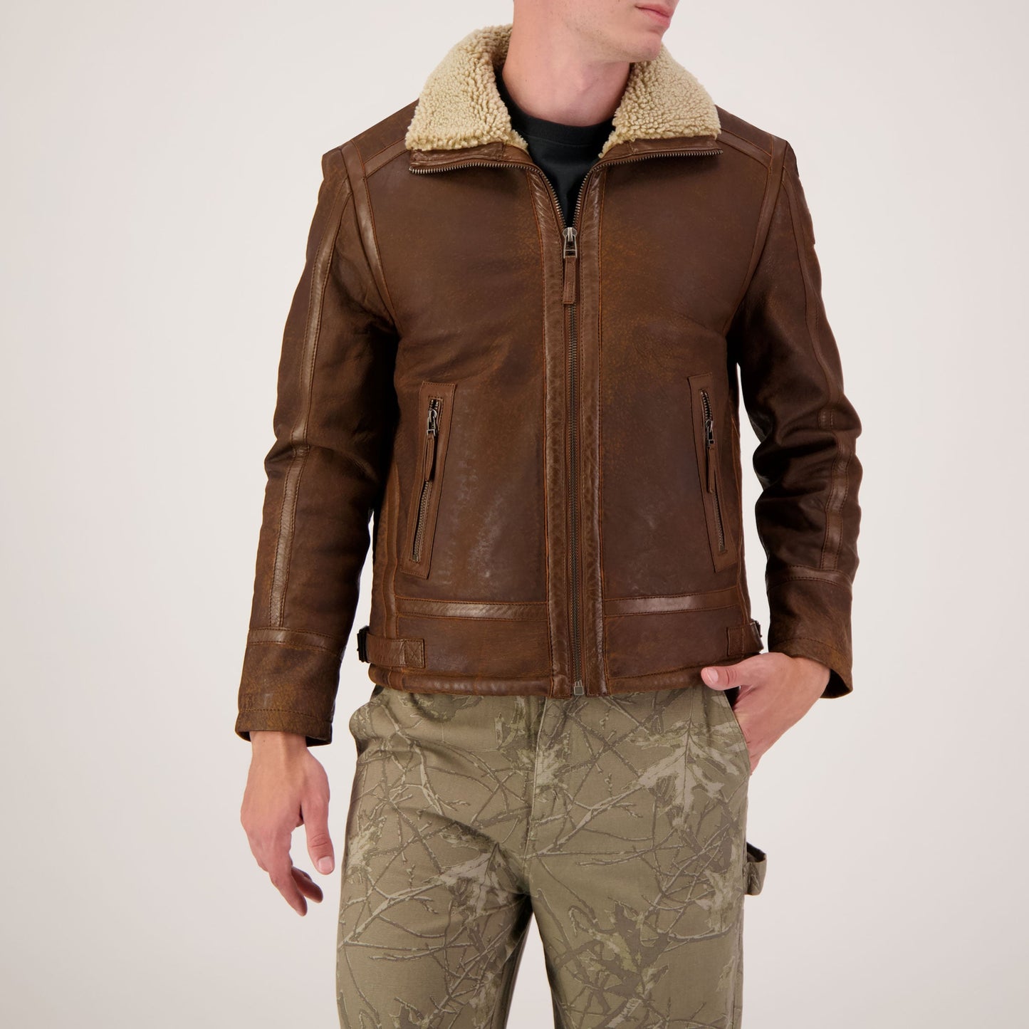 Anchorage CF Dark Brown Lambskin Jacket
