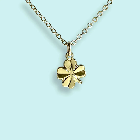 Gold Clover Necklace