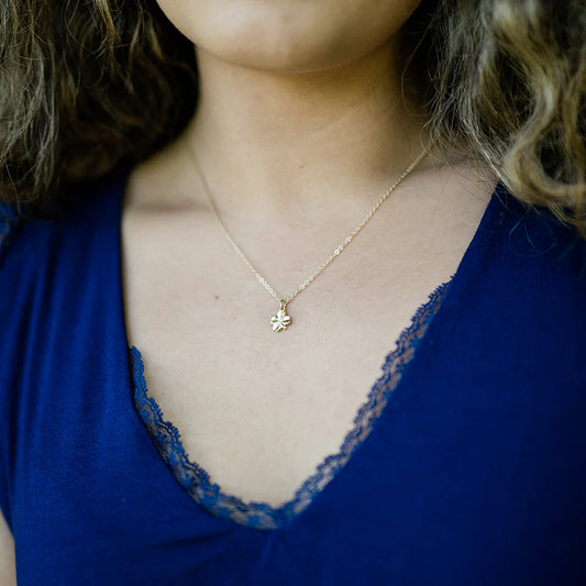 Gold Clover Necklace