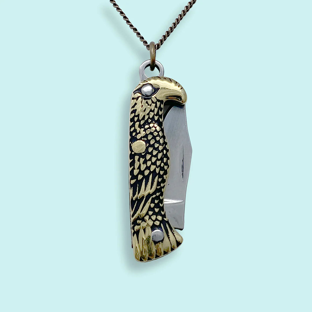 Bird Knife Necklace