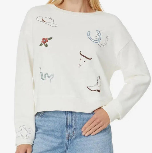 Graphic French Terry Pullover