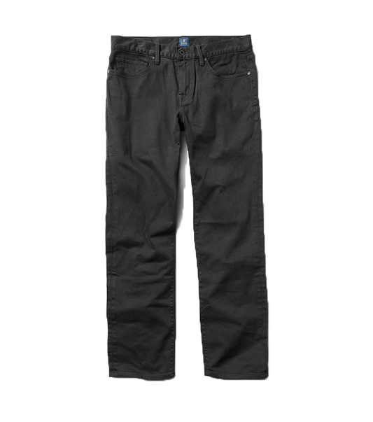 Roark HWY 128 Straight Fit Broken Twill Jeans - Black