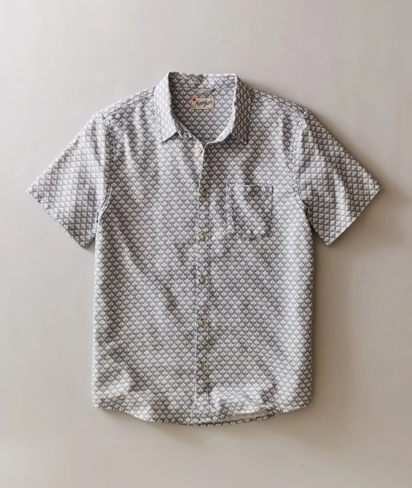 Stretch Selvedge Short Sleeve Shirt