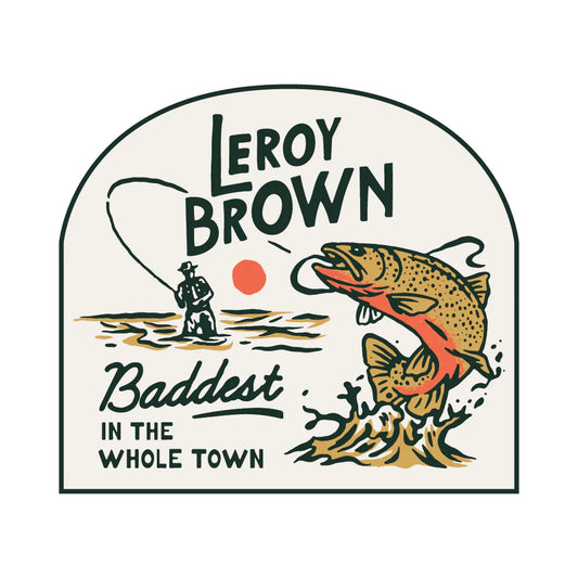 Leroy Brown Sticker