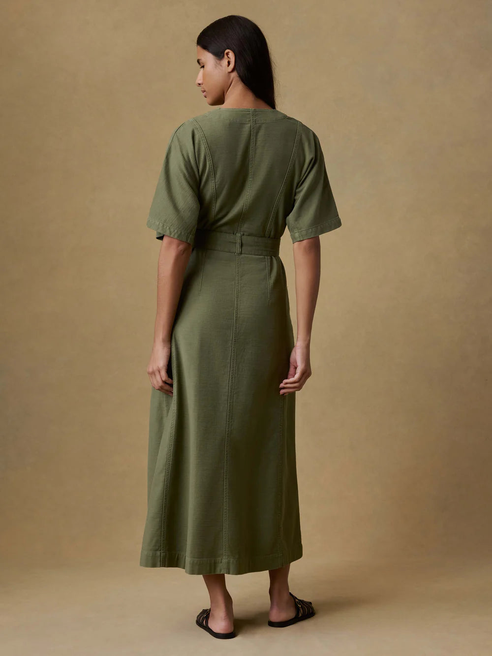 Soft Stretch Twill Camille Dress
