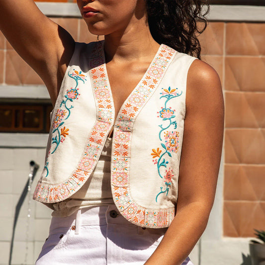 Frontier Embroidered Vest