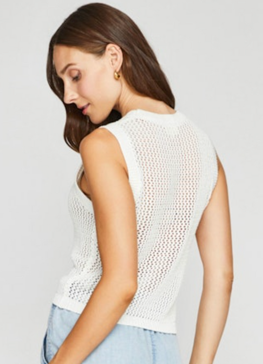 Monica Loose Knit Sleeveless Sweater