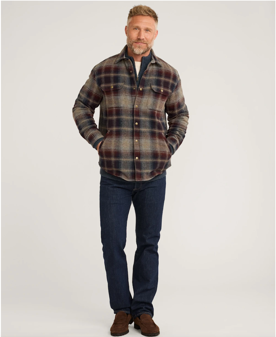 MEN'S PLAID FOREST SHIRT JACKET