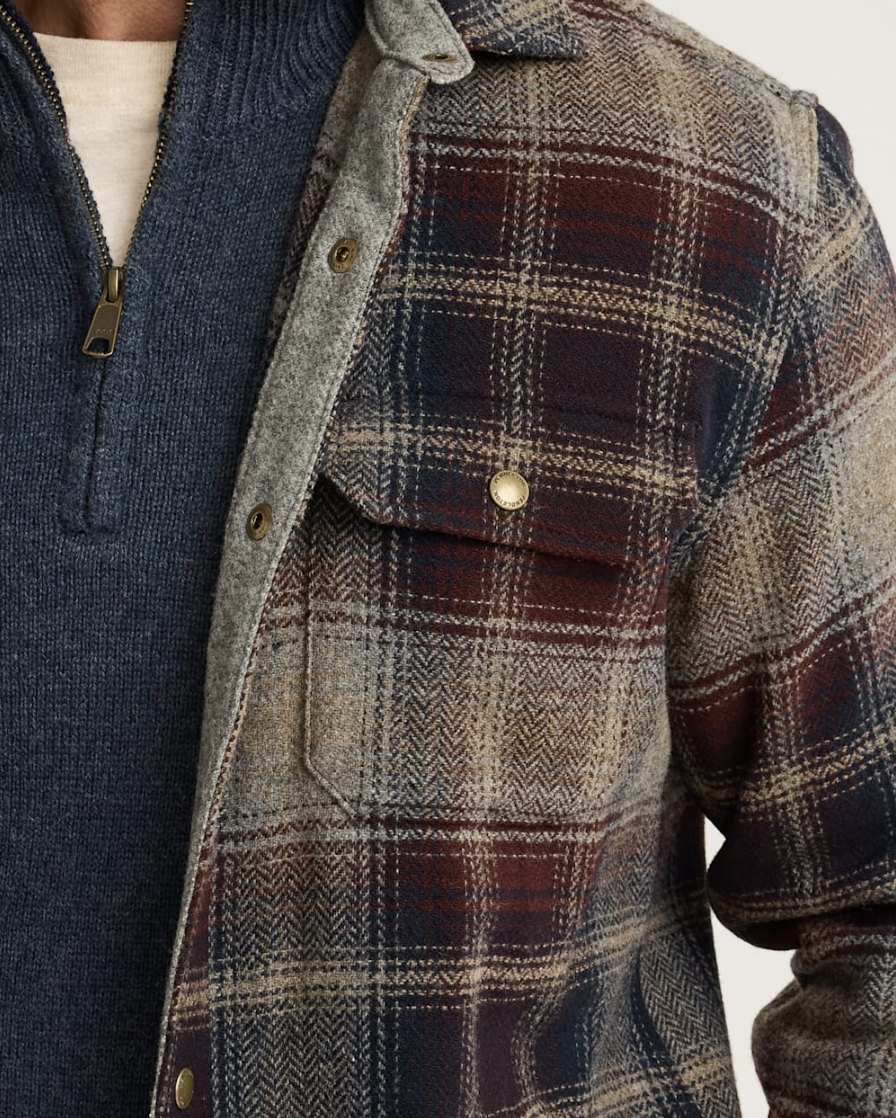 MEN'S PLAID FOREST SHIRT JACKET