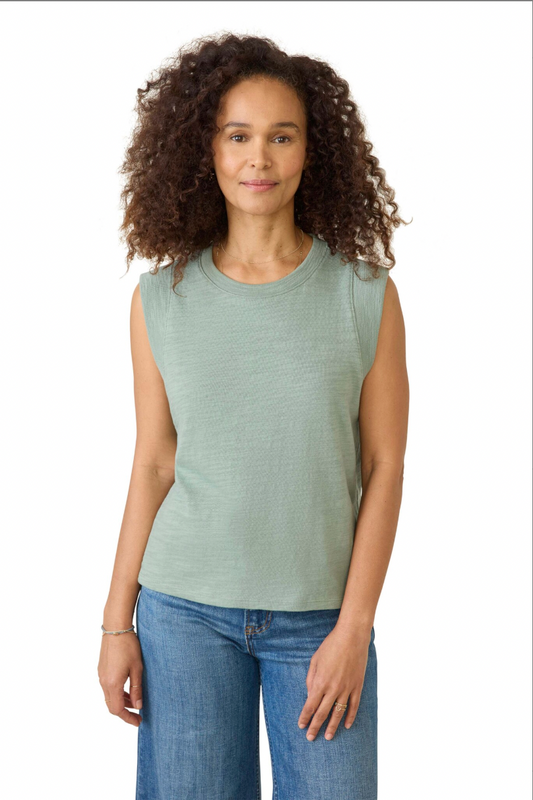 Sunwashed Slub Muscle Tank