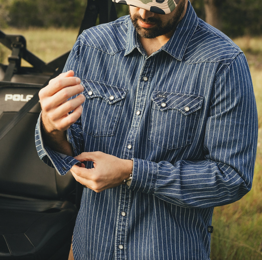 Dust Up Denim Snapshirt