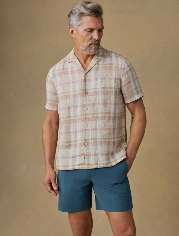 Short Sleeve Palma Linen Shirt