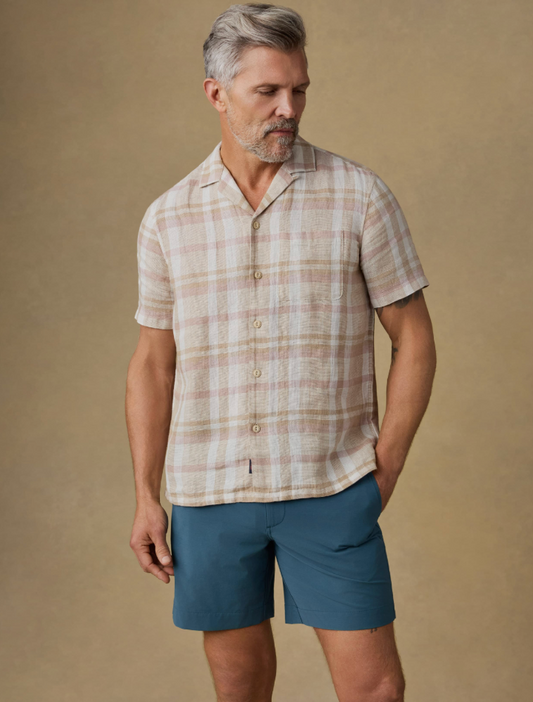 Short Sleeve Palma Linen Shirt