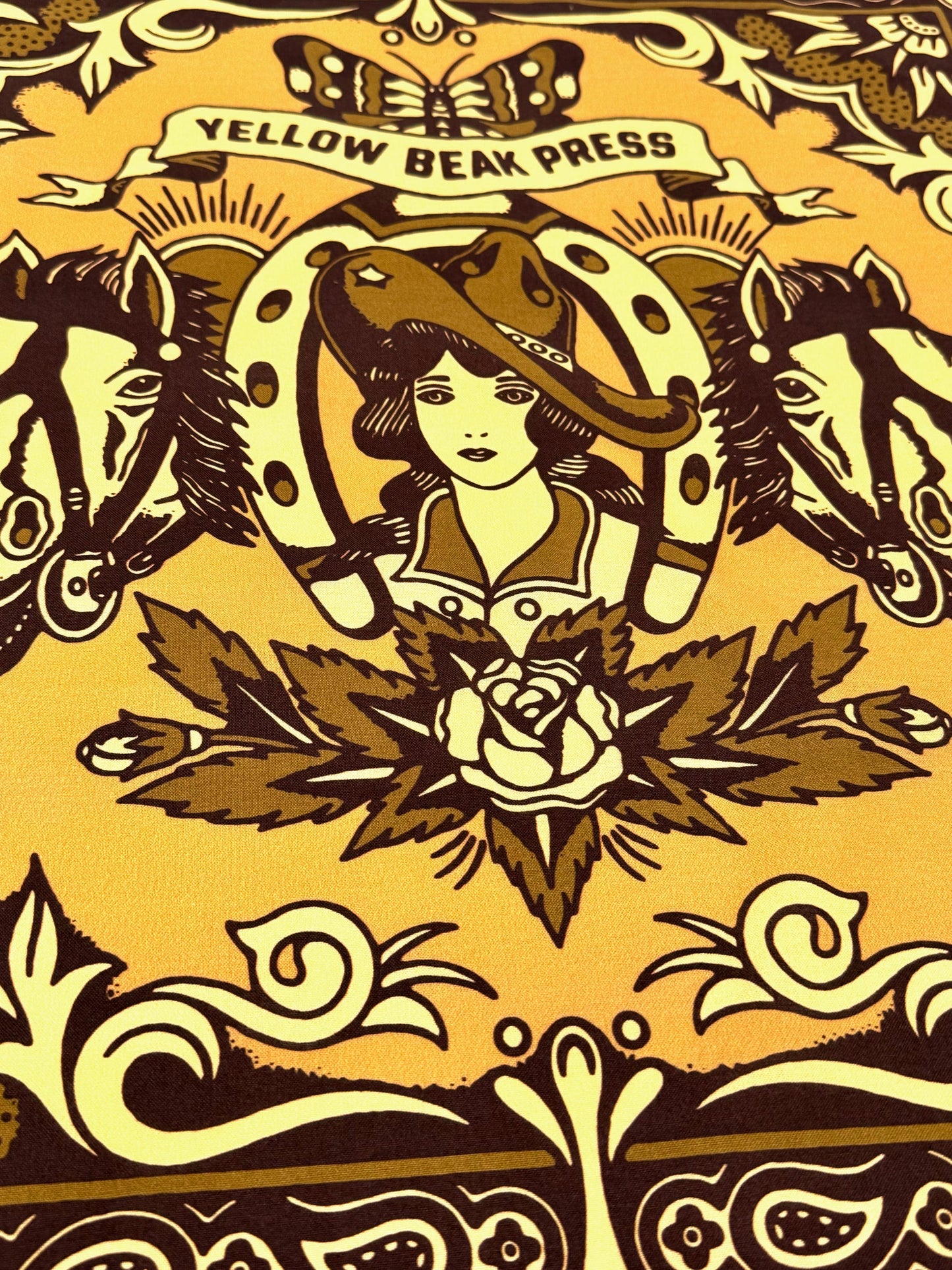 Tan Cowgirl Bandana