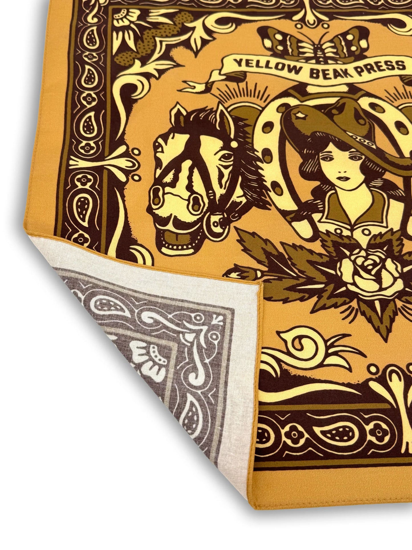 Tan Cowgirl Bandana