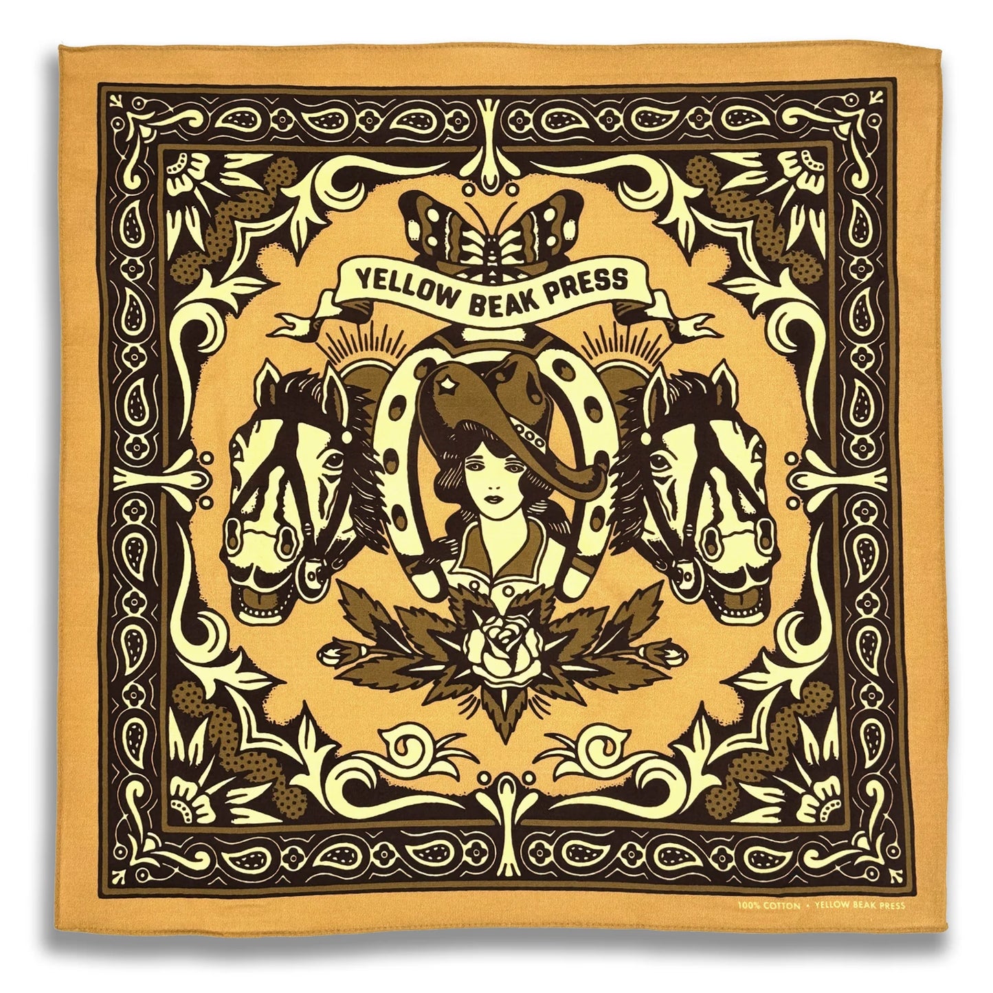 Tan Cowgirl Bandana