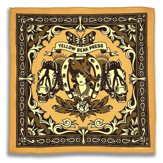 Tan Cowgirl Bandana