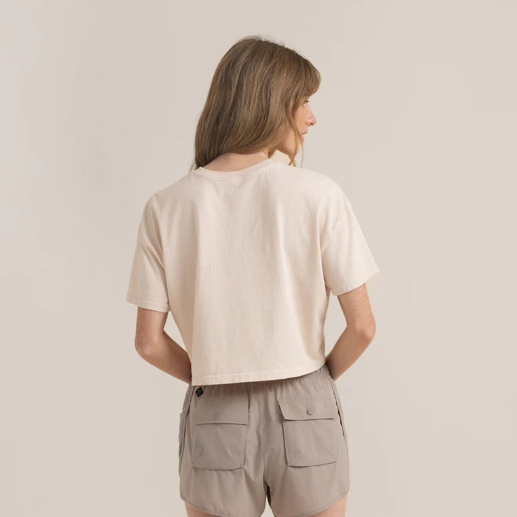 Mountain Cropped Boxy Premium Tee