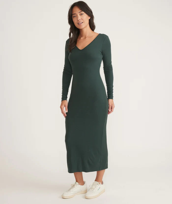 Lexi Rib V-Neck Maxi Dress